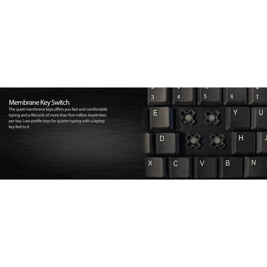 Adesso AKB-410UB Slim Touch Mini Keyboard with Built in Touchpad