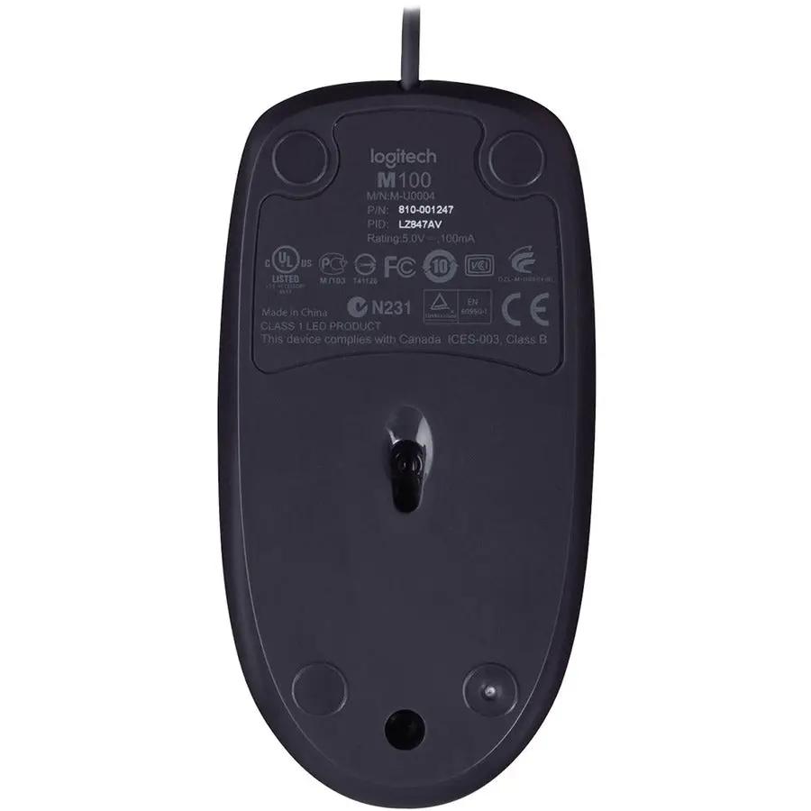 Logitech B100 Optical Mouse Medium