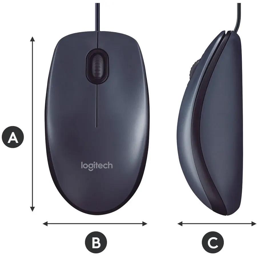 Logitech B100 Optical Mouse Medium