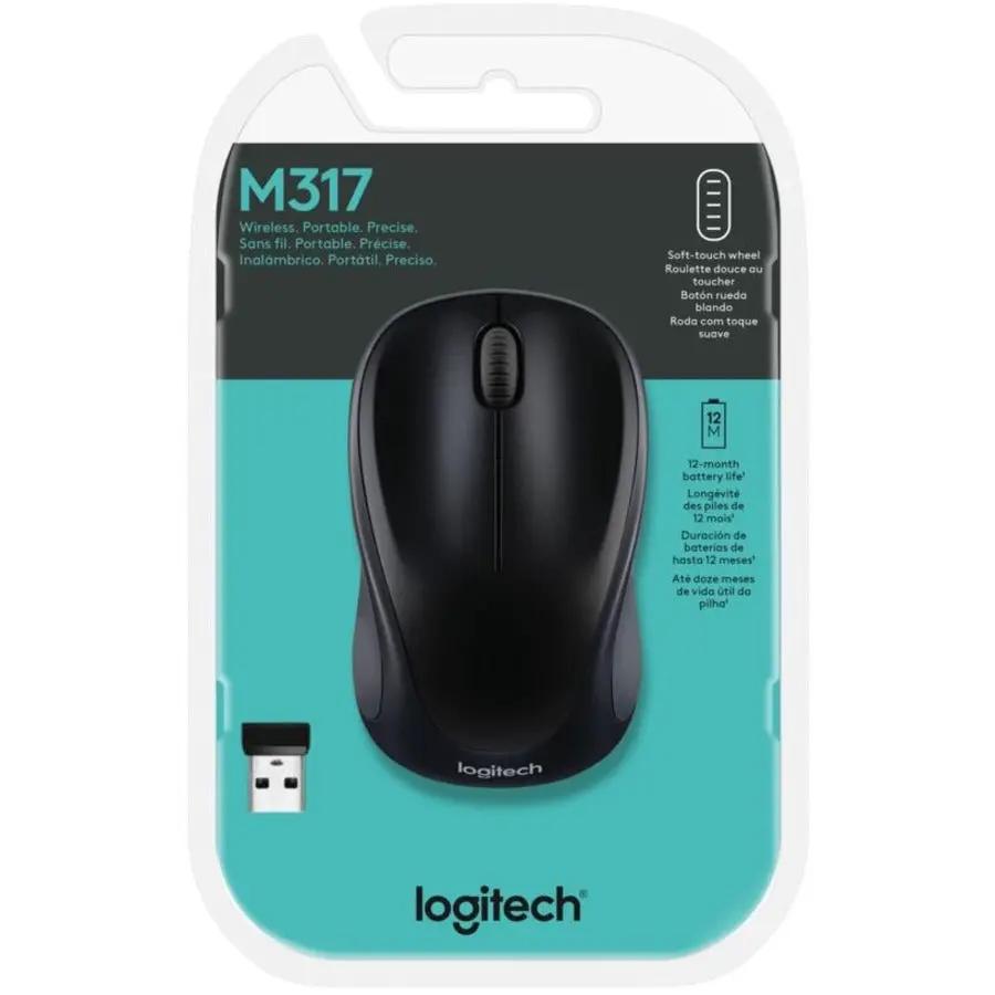 Logitech Wireless Mouse M317 - Black