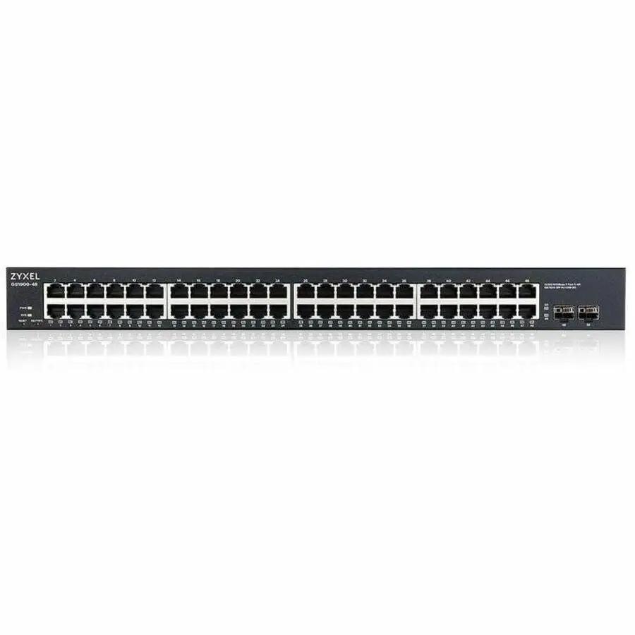 Zyxel GS1900-48 48-port Gigabit Managed Switch with 2 SFP uplinks, rack-mountable