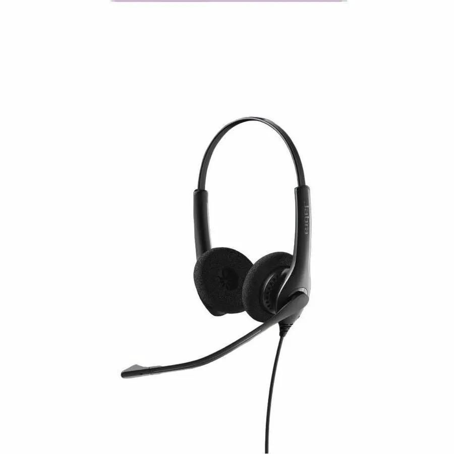 Jabra Biz 1500 Duo USB headset with boom mic, black