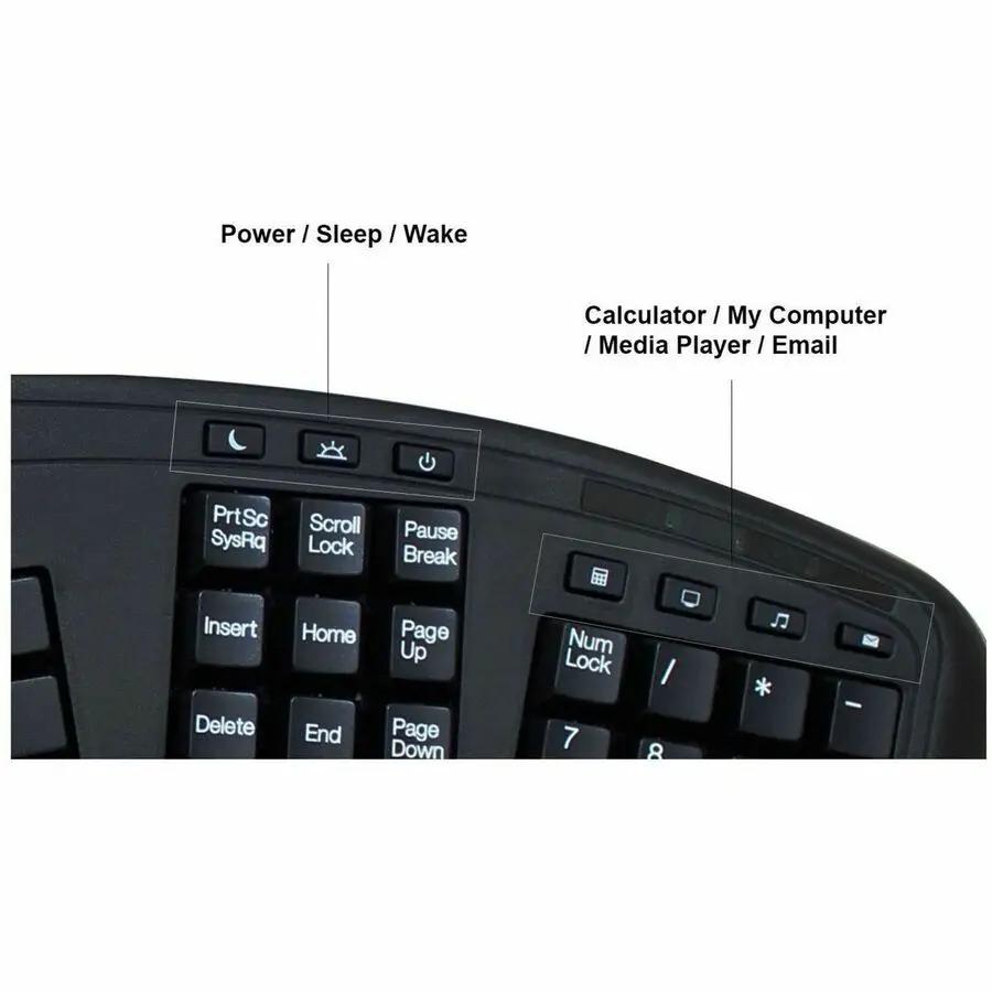 Adesso Tru-Form Ergonomic Touchpad Keyboard