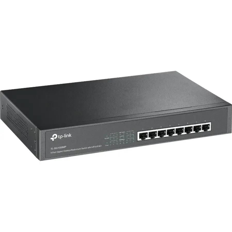 TP-Link TL-SG1008MP 8-Port Gigabit PoE Switch, black