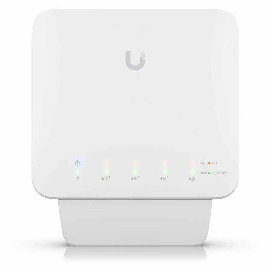 Ubiquiti UniFi USW-FLEX 5-Port Gigabit Managed Switch, white