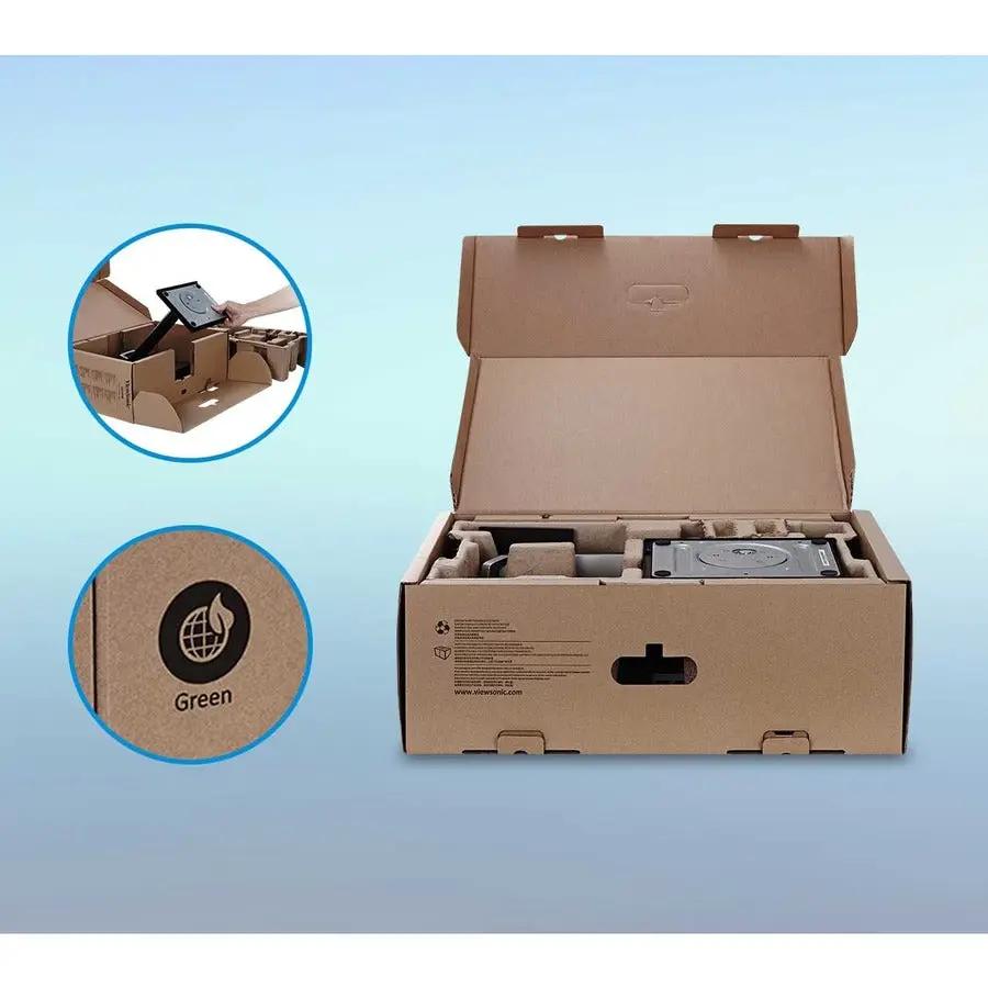 ViewSonic VG2448-PF 24-inch IPS monitor in open cardboard packaging