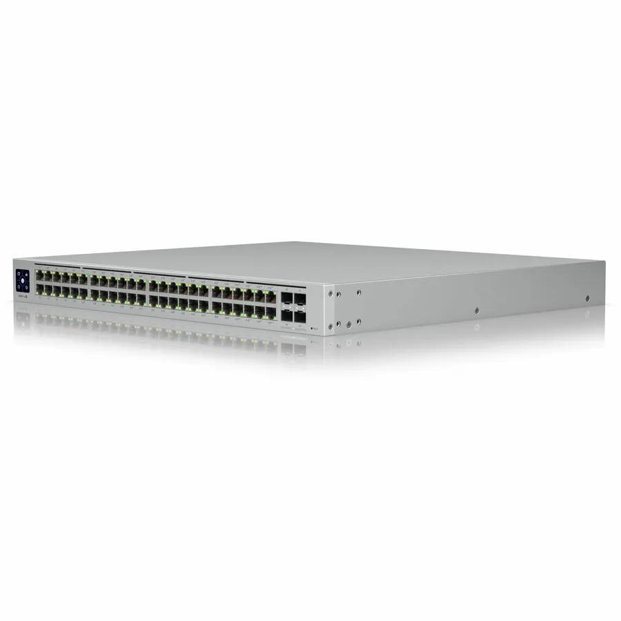 Ubiquiti UniFi Pro USW-Pro-48-POE 48-port PoE switch, gray metal chassis