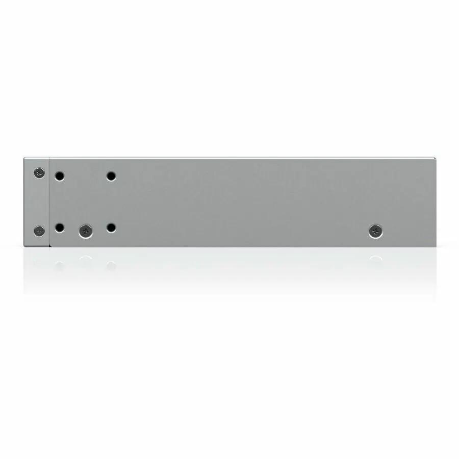 Ubiquiti UniFi USW 16-Port PoE SFP managed switch, gray metal enclosure with mounting bracket