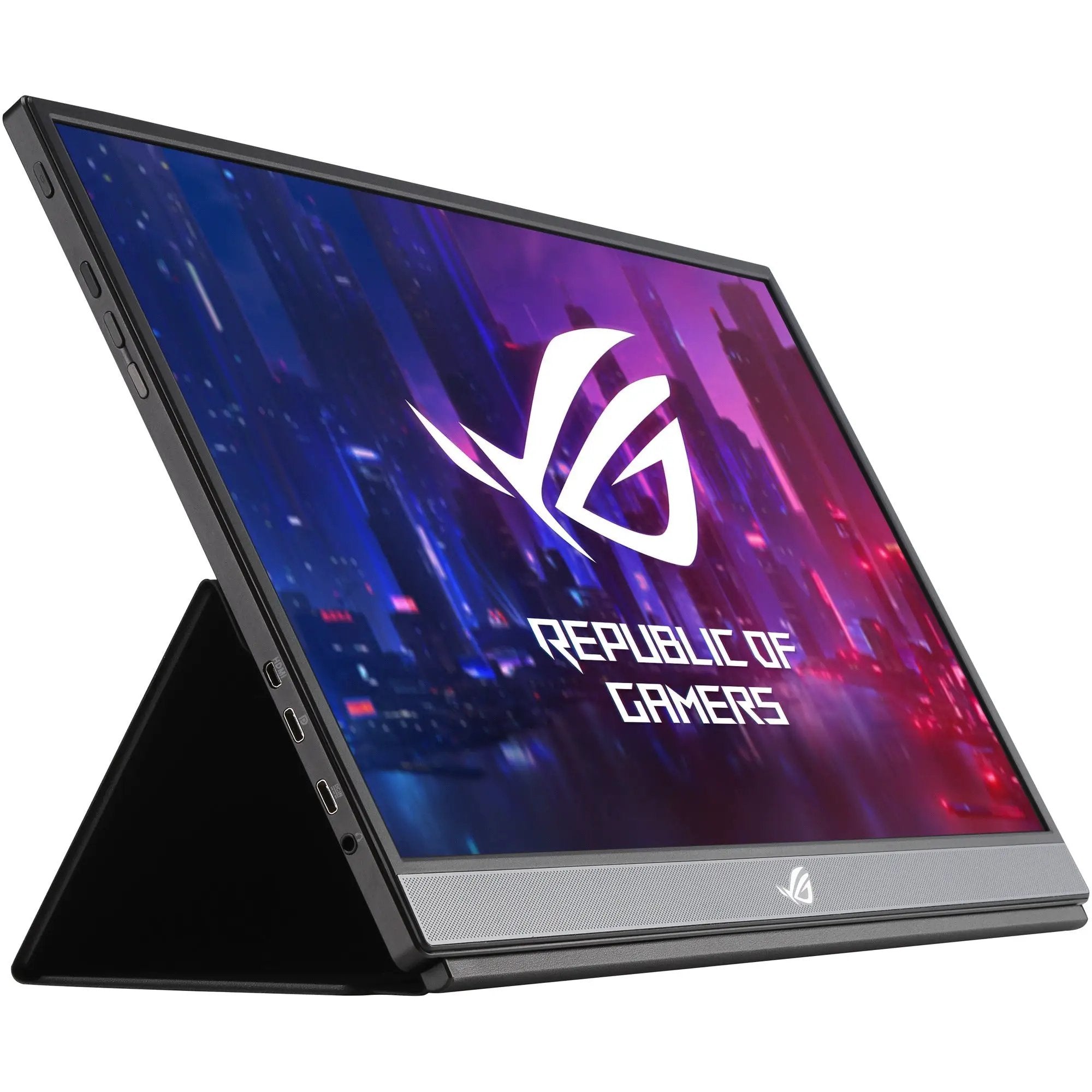 ASUS ROG Strix XG17AHPE 17.3-inch IPS portable gaming monitor with 240Hz and ROG branding