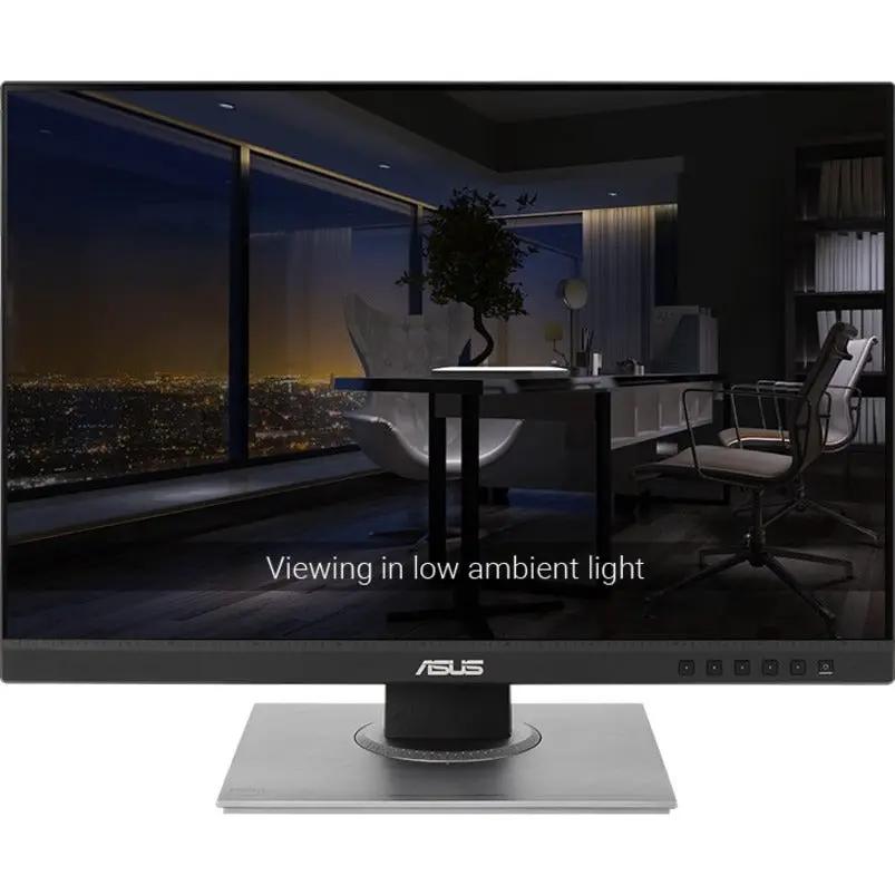 ASUS ProArt PA248QV 24-inch WUXGA IPS monitor with black bezel and metal stand