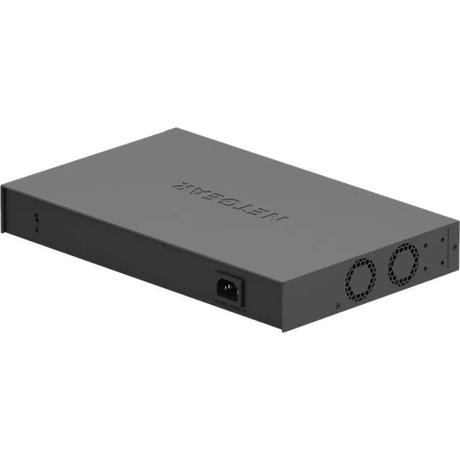 NETGEAR ProSAFE GS516PP 16-port Gigabit PoE+ unmanaged switch in dark gray metal chassis