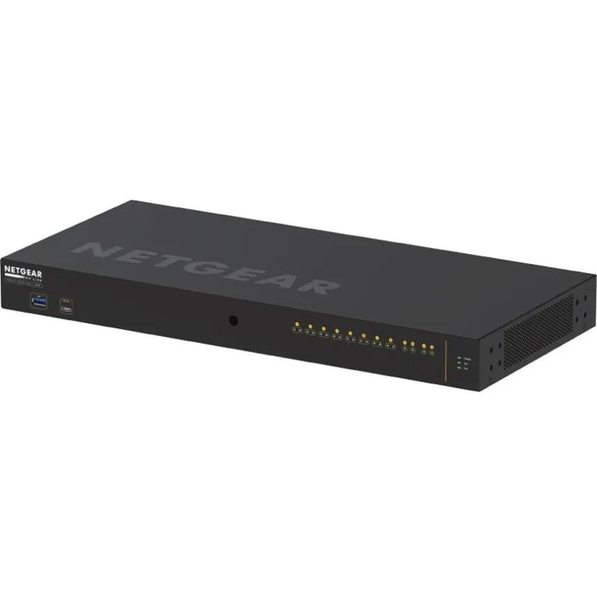 Netgear AVLine M4250 12-Port 1G PoE+ SFP Managed Switch, black