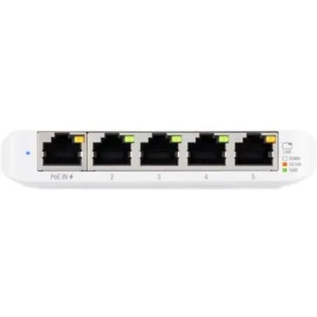 Ubiquiti UniFi USW-FlexMini 5-Port 10/100 Managed Switch, white with PoE IN port