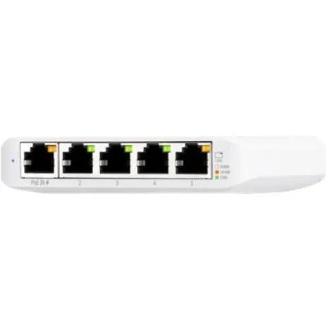 Ubiquiti UniFi USW-FlexMini 5-Port 10/100 Managed Switch, white, compact