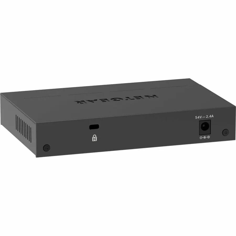 NETGEAR Plus GS305EPP 5-Port Gigabit PoE+ Unmanaged Switch in black