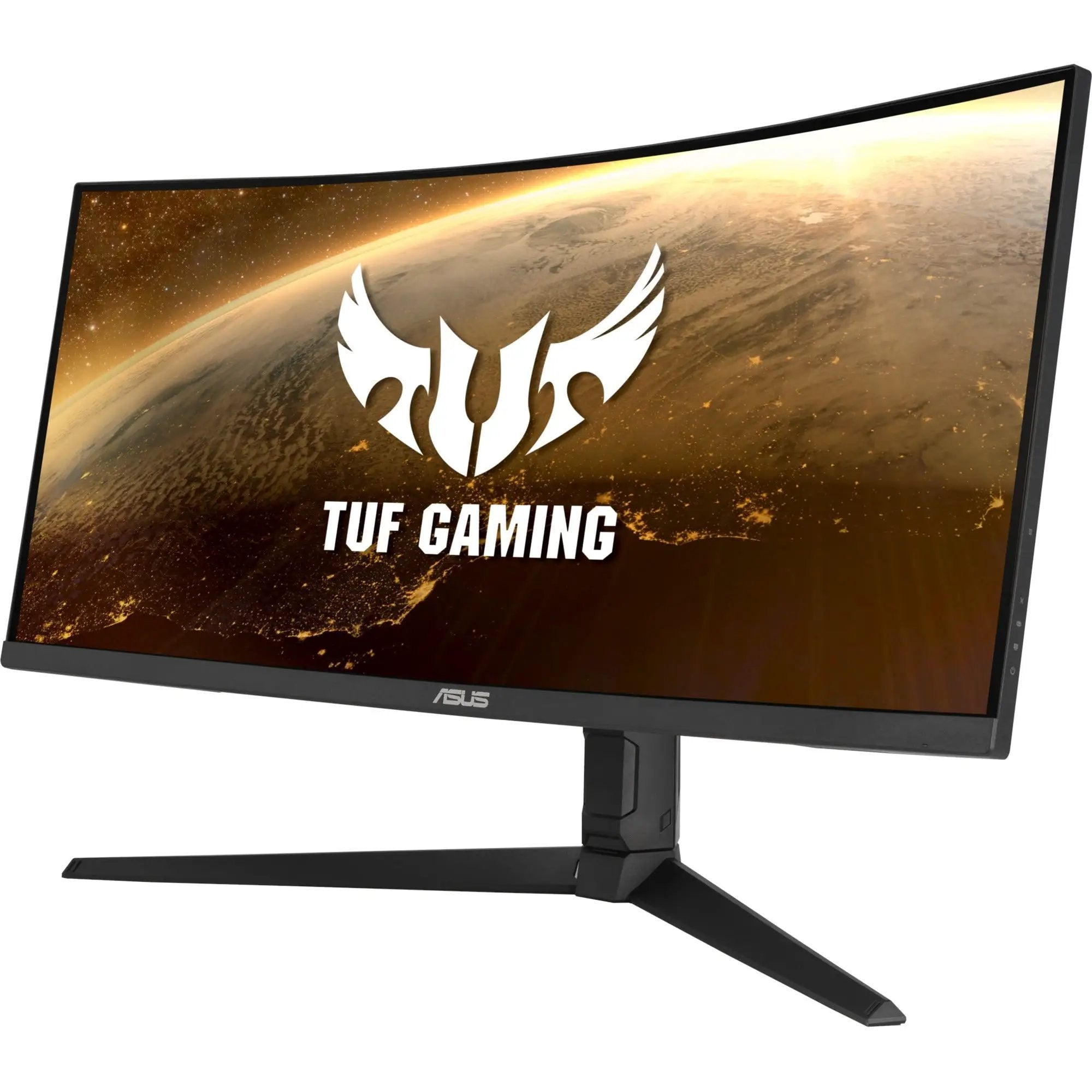 ASUS TUF Gaming VG34VQL1B 34-inch curved WQHD monitor on stand, black