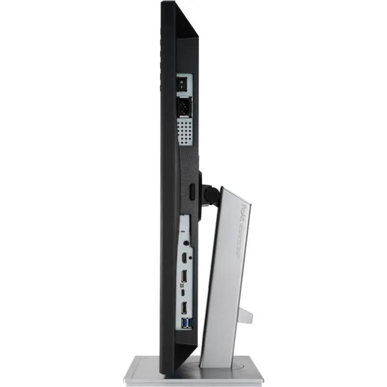 ASUS TUF ProArt PA247CV 24-inch Full HD LCD monitor with black frame and silver stand