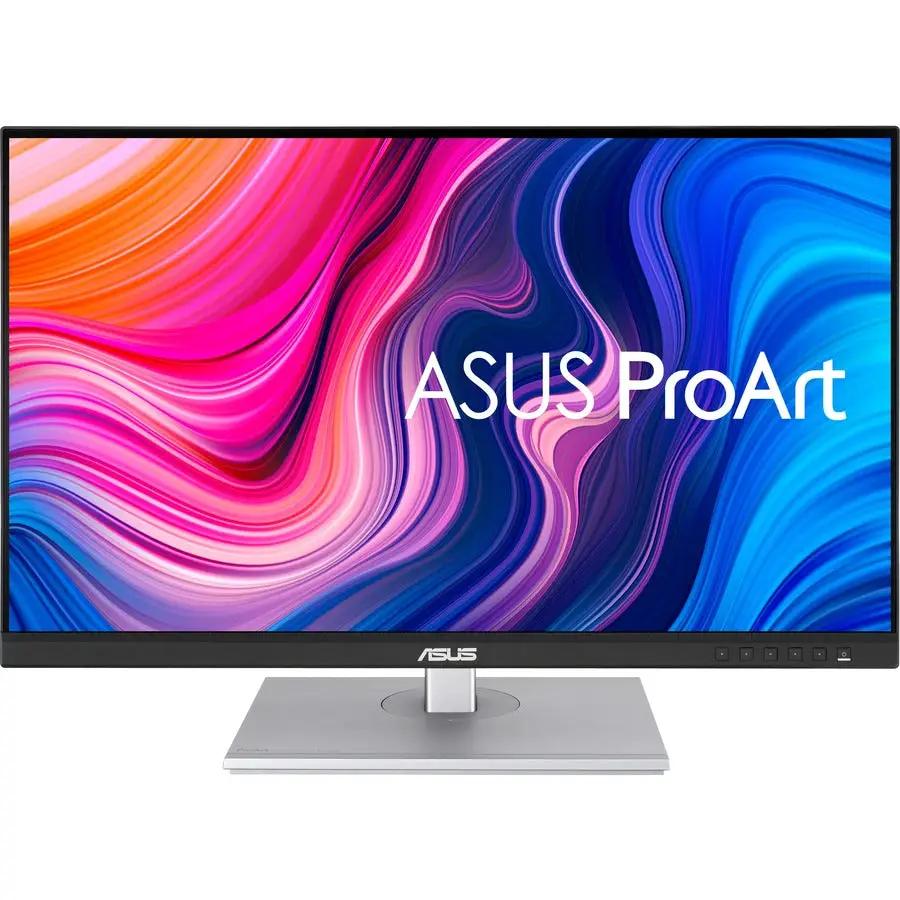 ASUS ProArt PA279CV 27-inch 4K UHD LCD monitor with black bezel and silver stand.
