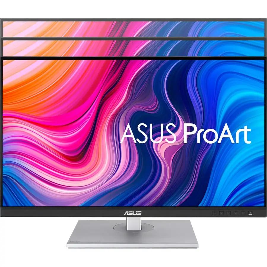 ASUS ProArt PA279CV 27-inch 4K UHD monitor with black bezel and silver stand.