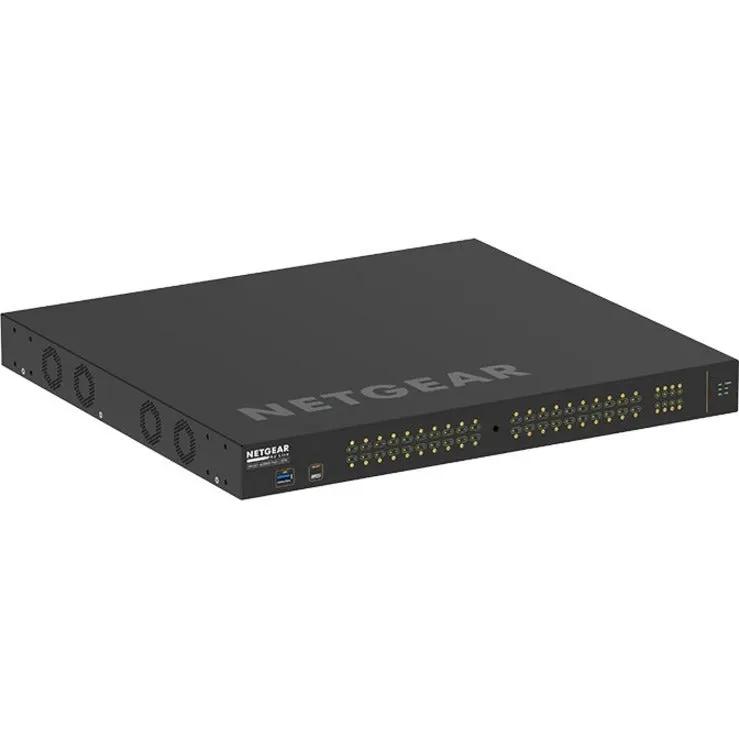 Netgear M4250 40G PoE+ AV Line switch, black metal chassis