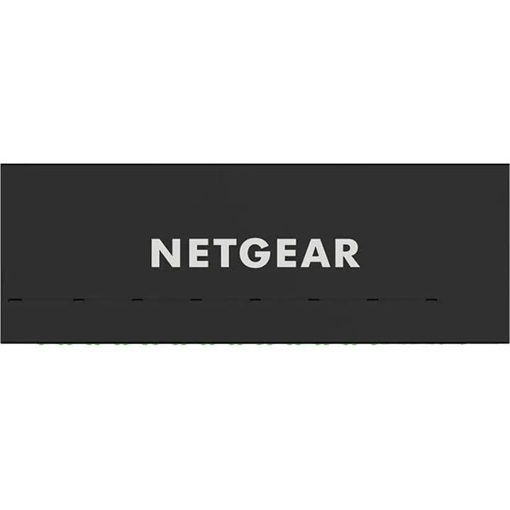 NETGEAR logo on a dark black banner across a rectangular panel