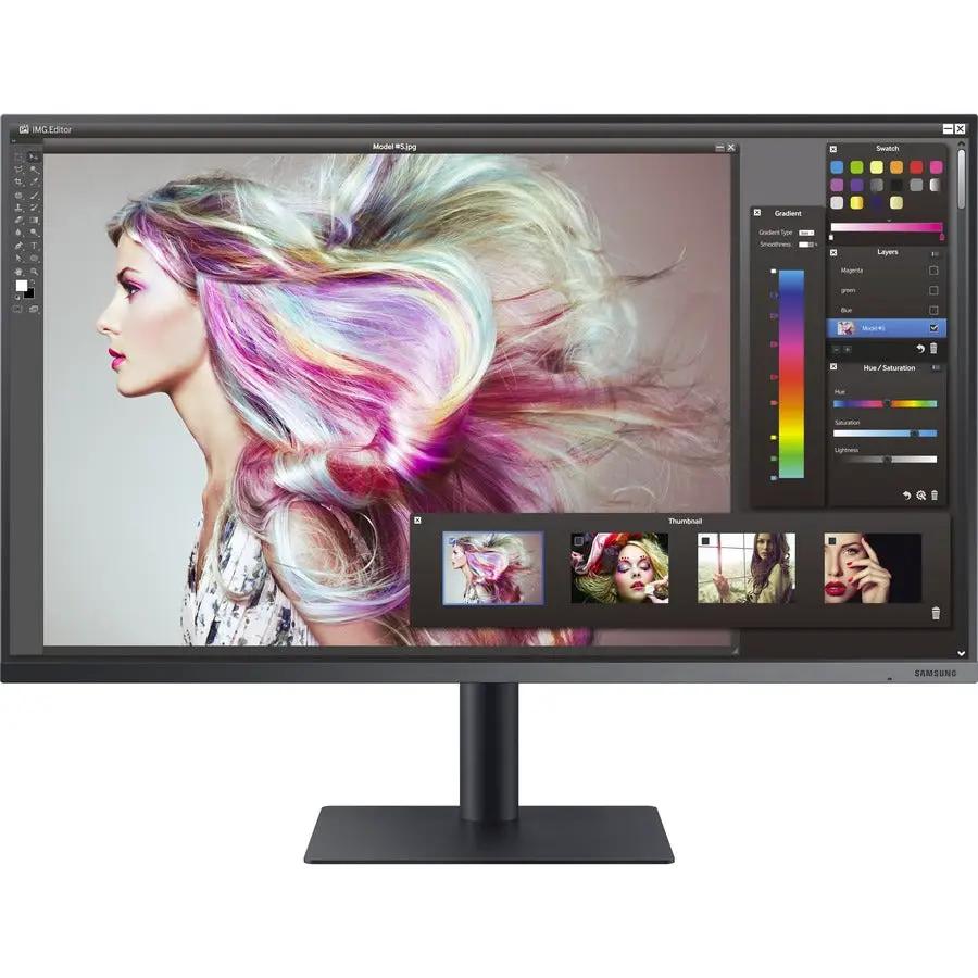 Samsung F32TU874VN 32-inch 4K UHD LCD monitor with dark gray bezel