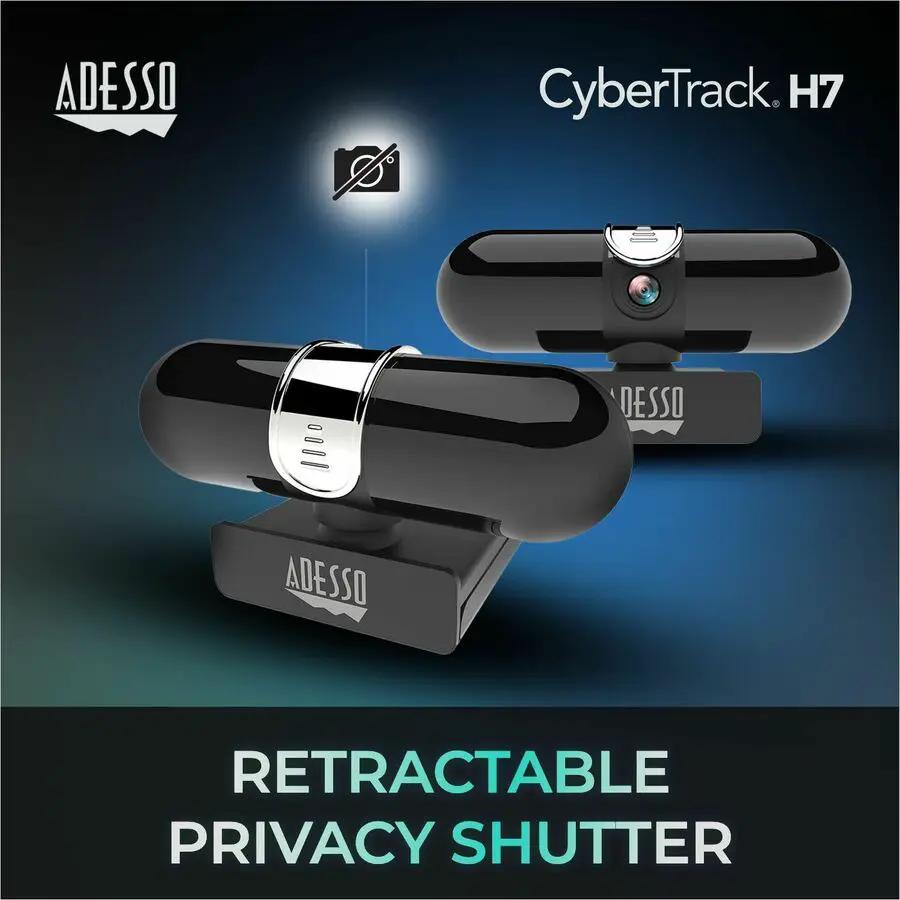 Adesso CyberTrack CyberTrack H7 Webcam - 4 Megapixel - 30 fps - USB 2.0 - TAA Compliant