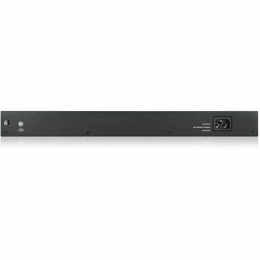 ZYXEL GS1900-24HPv2 24-Port Gigabit PoE+ SFP Managed Switch, black metal chassis