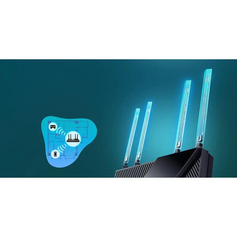 TP-Link Archer AX55 Gigabit WiFi 6 Router with three external antennas