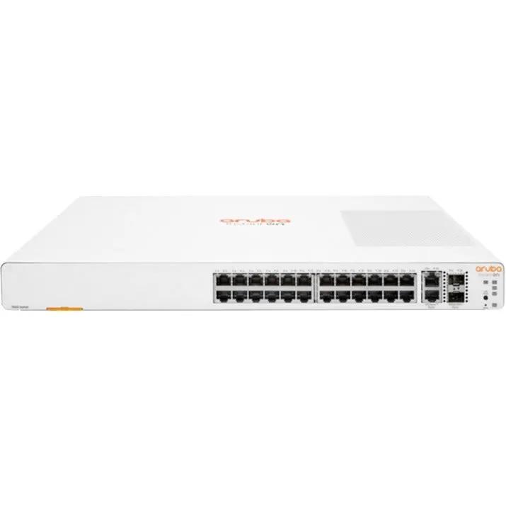 Aruba HPE Instant On 1960 24G 2xGT 2xSFP+ 24-port managed switch, white