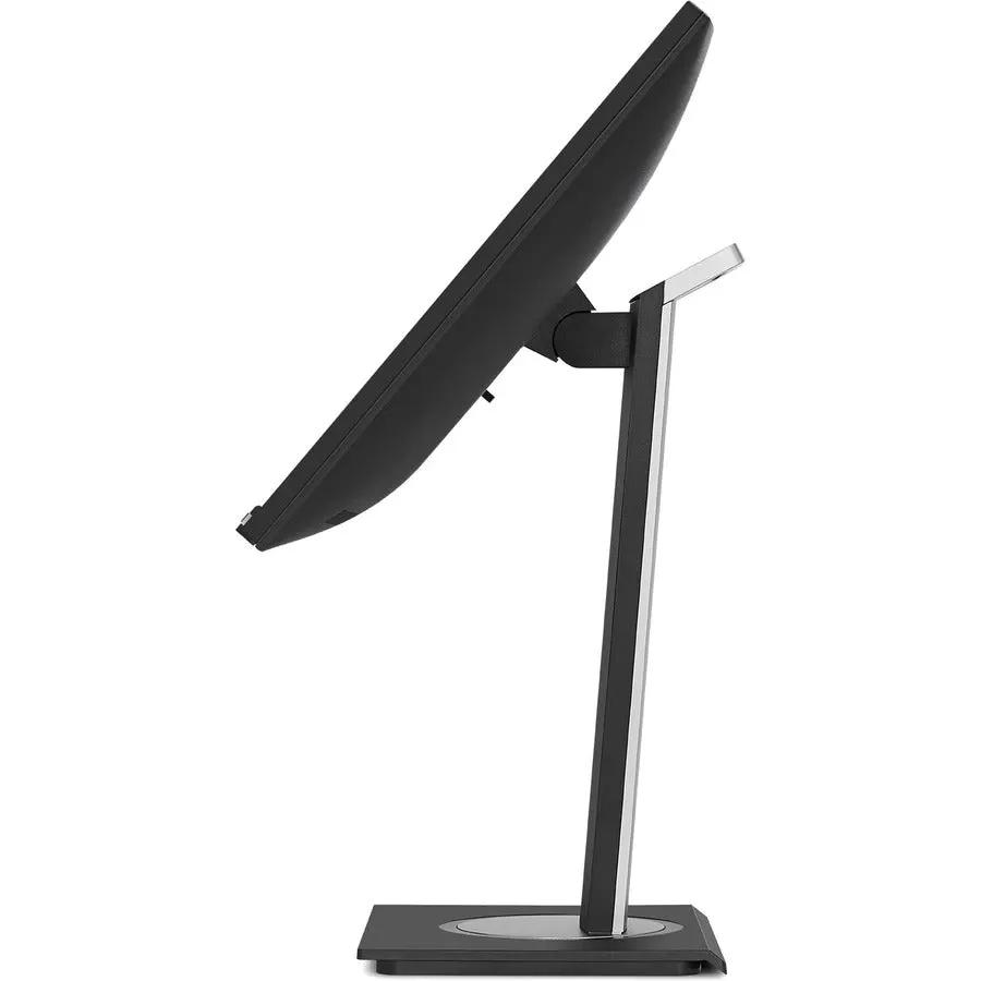 ViewSonic VG2748A 27-inch IPS monitor on a black/silver stand, side view.