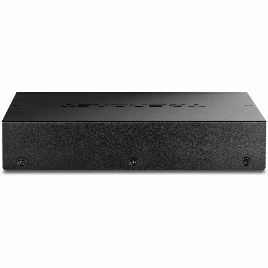 TRENDnet TEG-S750 5-Port 10GbE unmanaged switch in black metal enclosure