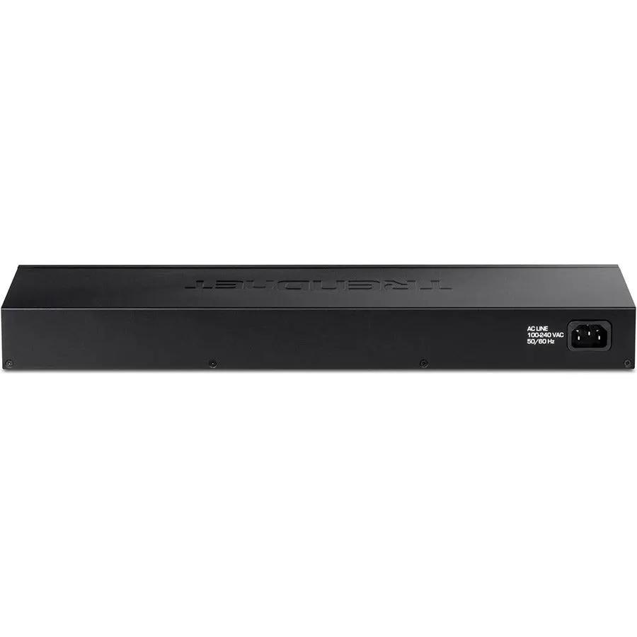 TRENDnet TEG-S17 16-Port Gigabit Unmanaged Switch, black metal enclosure