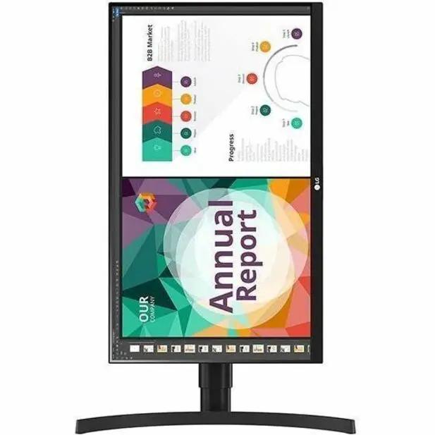 LG 27BN85UN 27-inch 4K UHD IPS HDR monitor with black textured bezel