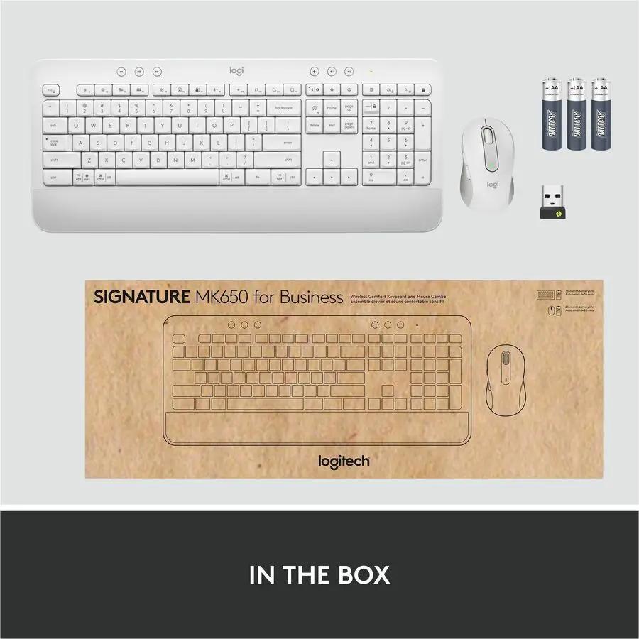 Logitech Signature MK650 Combo for Business Wireless Mouse and Keyboard Combo