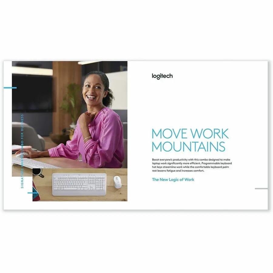 Logitech Signature MK650 Combo for Business Wireless Mouse and Keyboard Combo