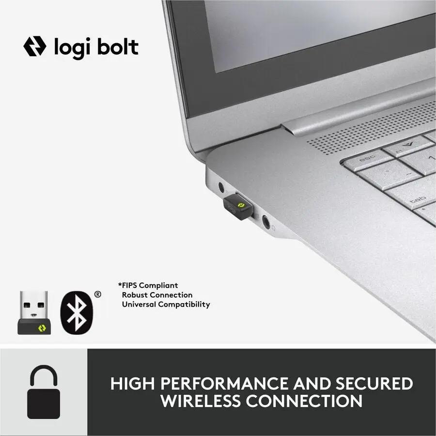 Logitech Signature MK650 Combo for Business, Wireless Mouse and Keyboard, Logi Bolt, Bluetooth, SmartWheel, Globally Certified, Graphite