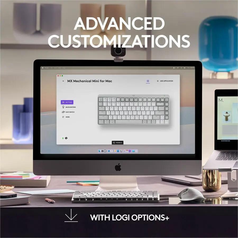 Logitech MX Mechanical Mini for Mac Wireless Illuminated Performance Keyboard