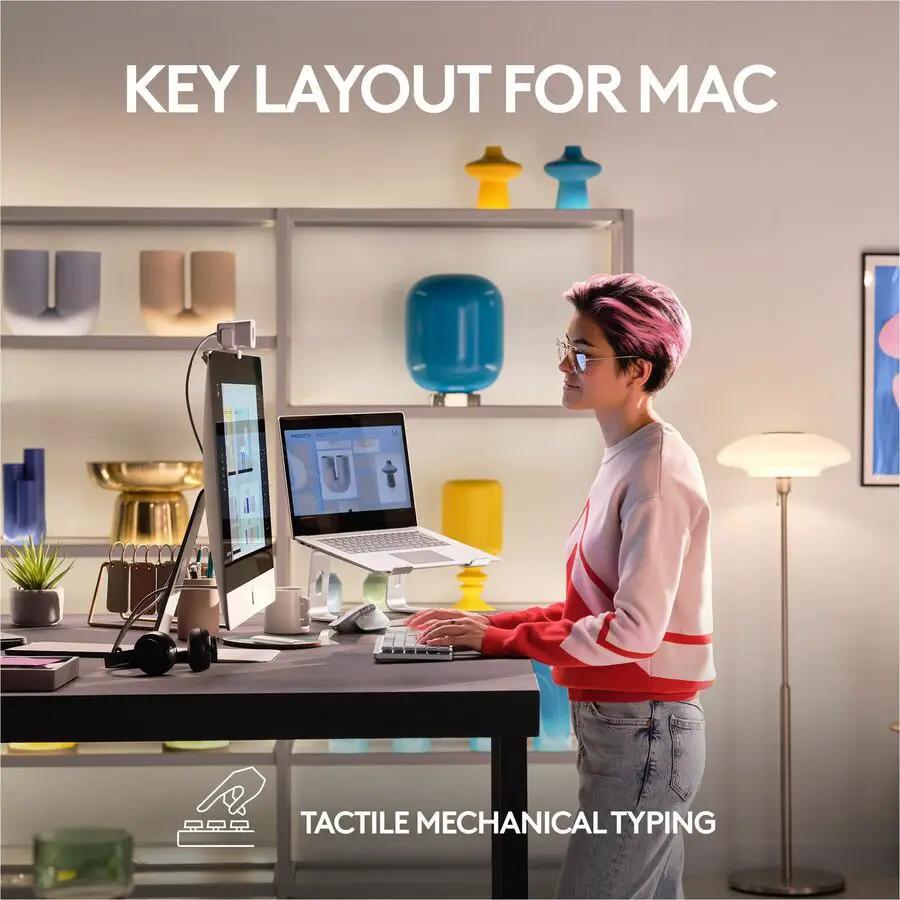 Logitech MX Mechanical Mini for Mac Wireless Illuminated Performance Keyboard