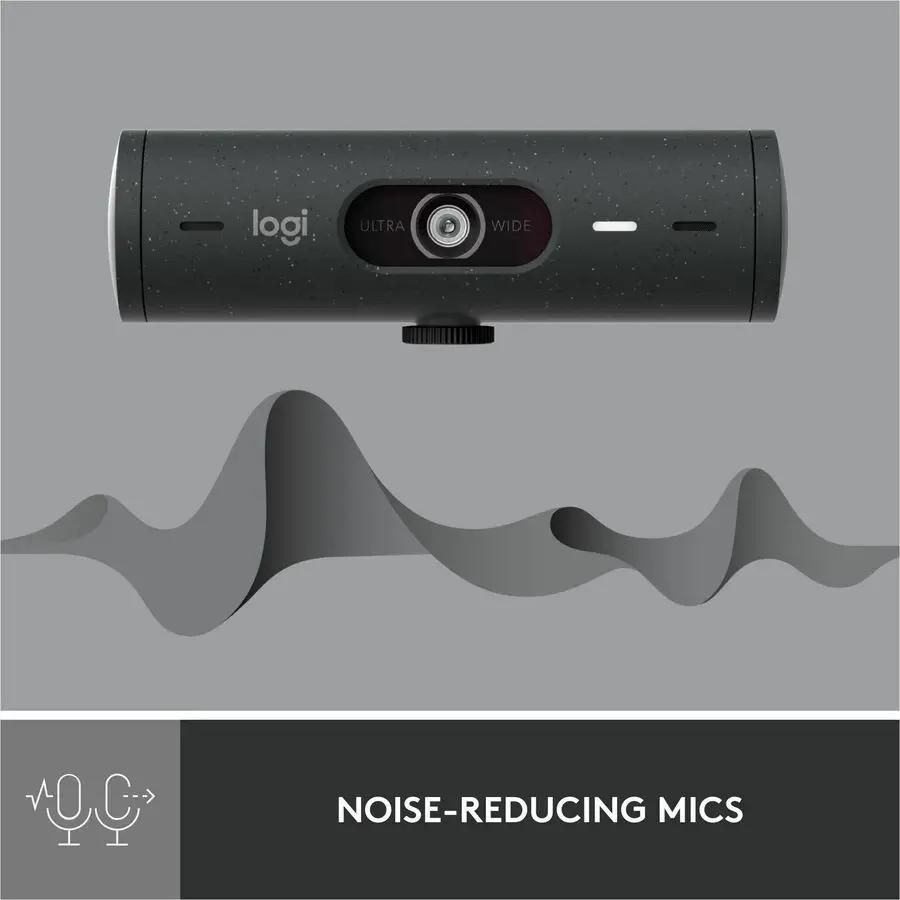 Brio 500 webcam, graphite, Logitech, 1080p