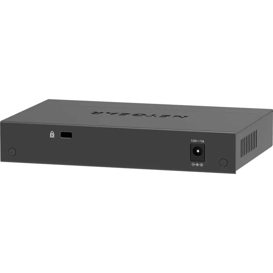 NETGEAR ProSafe MS305 5-port unmanaged switch, dark gray, plug-and-play desktop model
