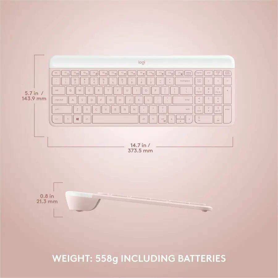 MK470 Slim Combo Ultra-slim, Compact and Quiet Wireless Keyboard & Mouse Combo