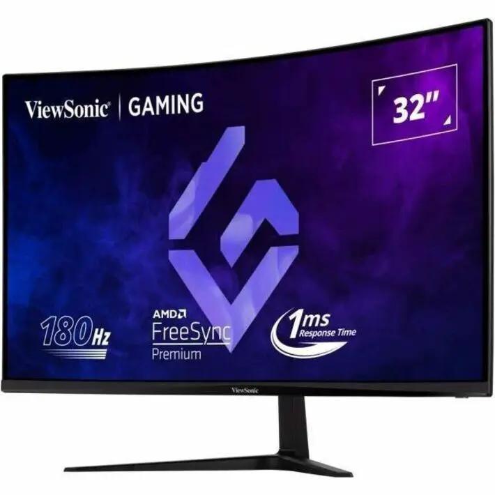ViewSonic OMNI VX3218C-2K 32-inch curved gaming monitor with 180Hz and AMD FreeSync Premium