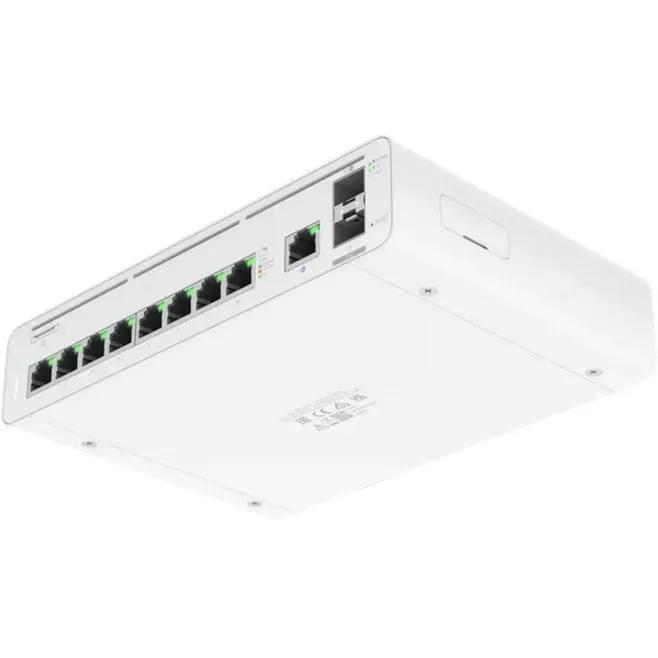 Ubiquiti UISP Console 8-Port SFP+ Managed Gateway, white network switch