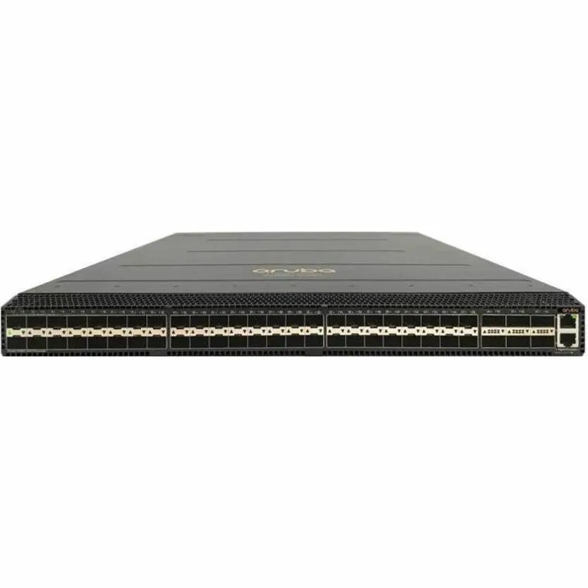Aruba CX 10000-48Y6C 48-port managed switch, black 1U rack-mount front view