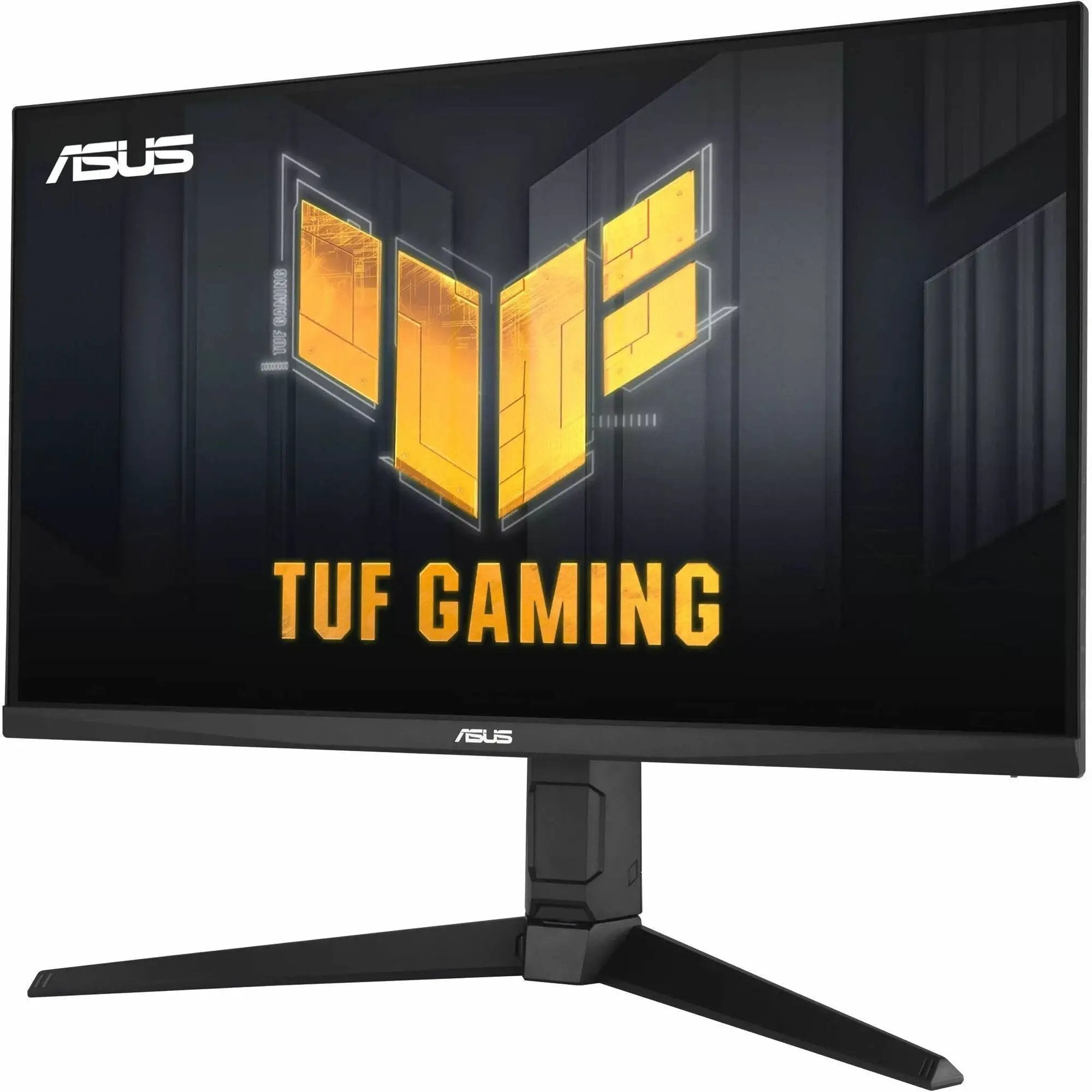 ASUS TUF Gaming VG27AQML1A 27-inch WQHD gaming monitor with orange TUF graphics.