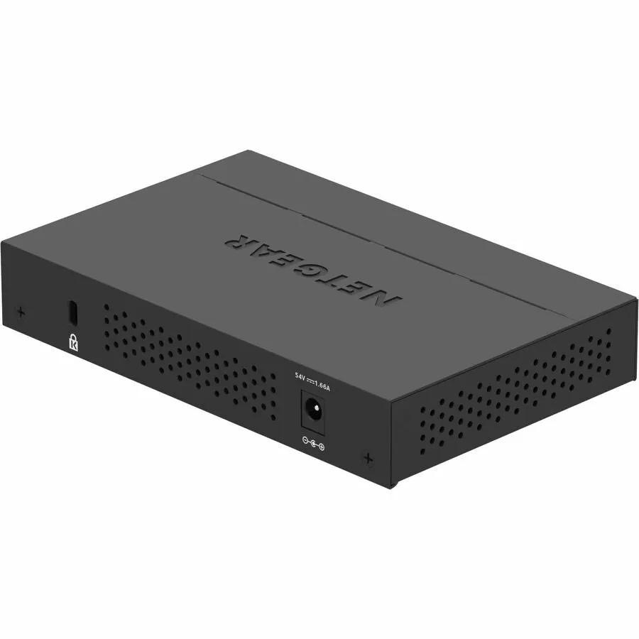 NETGEAR 5-Port Gigabit PoE+ Switch, black, unmanaged