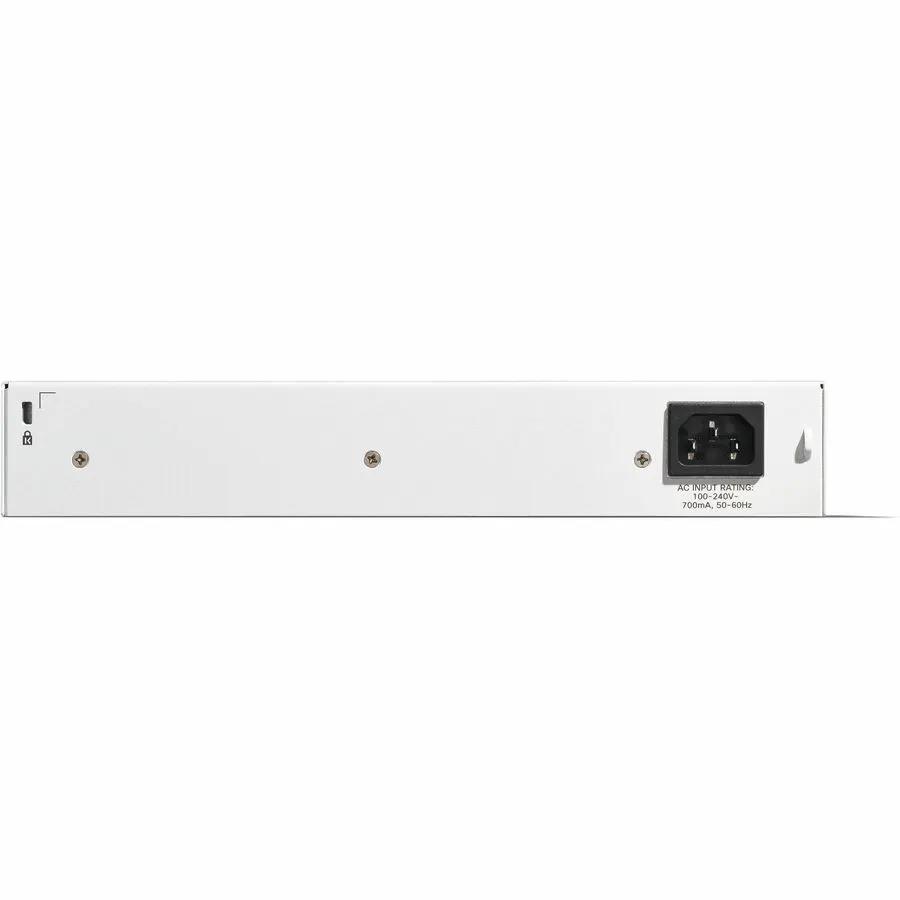 Cisco Catalyst 1300 16-Port SFP Switch, rear view with AC power input