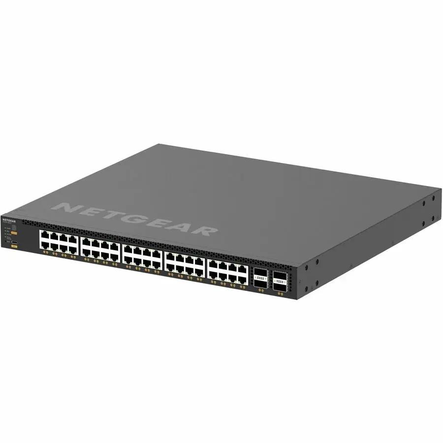 NETGEAR M4350 40-Port Managed PoE Modular Switch, gray metal chassis