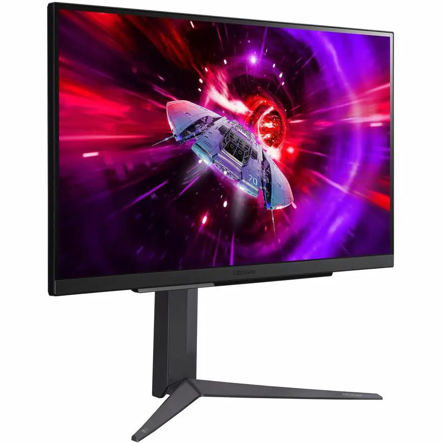 LG Electronics UltraGear 27-inch IPS gaming monitor on a black stand